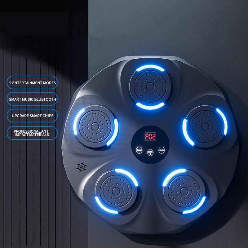 Home Interactive Music Boxing Target – LED Punching Trainer